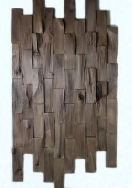 Купить 3 D панель Колотая береза 60x200 мм Орех в интернет-магазине Akvilon.kz