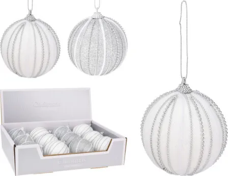 Купить Елочное украшение Шар, D 8 см, в ассортименте, Koopman в интернет-магазине Akvilon.kz