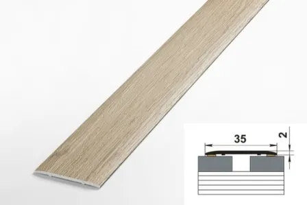 Купить Порог 35x2700 мм, дуб беленый. Лука в интернет-магазине Akvilon.kz