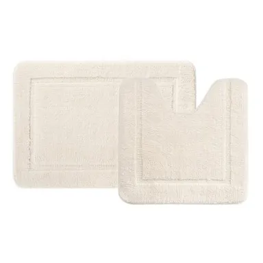 Купить Набор ковриков д/в 65x45см и 45x45см,светло-бежевый Iddis в интернет-магазине Akvilon.kz