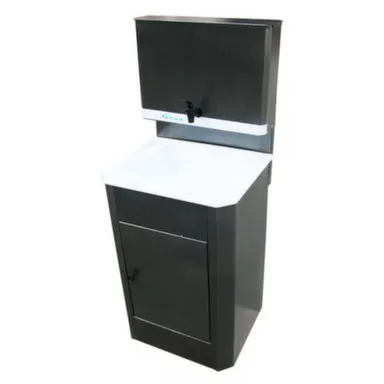 Купить Умывальник дачный МИНИ с подогревом 15 л пластиковая мойка Серебро в интернет-магазине Akvilon.kz