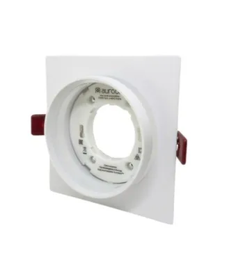 Светильник потолочный встраиваемый квадратный GX53, L110*W110*H50mm IP20 Белый в интернет-магазине Akvilon.kz