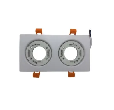 Светильник потолочный встраиваемый Auroom двойной, GX53, L210*W110*H36mm, IP20, Белый в интернет-магазине Akvilon.kz