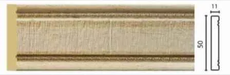 Купить Багет 50x11x2400мм Крем в интернет-магазине Akvilon.kz