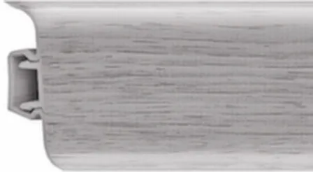 Купить Плинтус напольный ПВХ Rico Leo 56x22x2500 мм Ольха серая в интернет-магазине Akvilon.kz