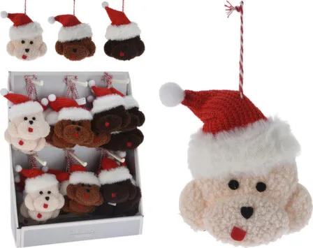 Купить Декорация подвесная Собака, длина 13 см, в ассортименте, Koopman в интернет-магазине Akvilon.kz