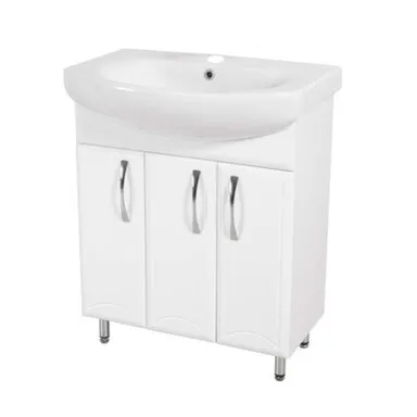 Купить Тумба ДЕКОР с умывальником 70 см, Аква Родос в интернет-магазине Akvilon.kz