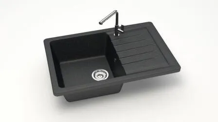 Купить Мойка матовая модель 16 без сифона и отверстия под смеситель, ZETT lab Черный в интернет-магазине Akvilon.kz