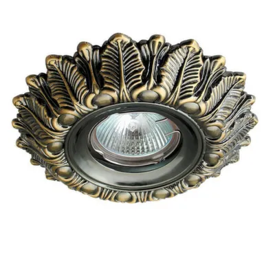 Купить Светильник MR16 встраиваемый HELIO FIORE бронза с платиной Lightstar в интернет-магазине Akvilon.kz