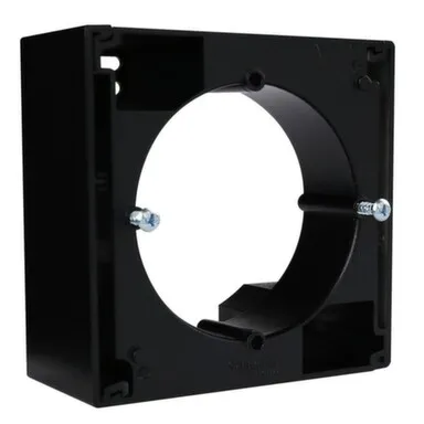 Купить Антрацит коробка накладная 1-постовая Asfora в интернет-магазине Akvilon.kz