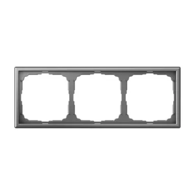 Рамка 3-местная универсальная ArtGallery, сталь, System Electric в интернет-магазине Akvilon.kz