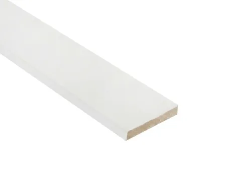 Купить Наличник МДФ Белый 10x70x2150 мм Дубрава Сибирь Белый в интернет-магазине Akvilon.kz