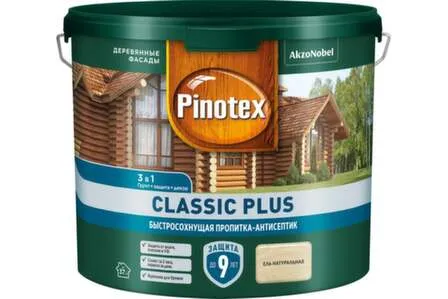 Купить Пропитка-антисептик Pinotex Classic Plus 3в1 ель натуральная 2,5л в интернет-магазине Akvilon.kz