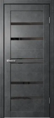 Купить Дверь межкомнатная Barn Сибирь Профиль В01 Бетон тёмный 600 в интернет-магазине Akvilon.kz