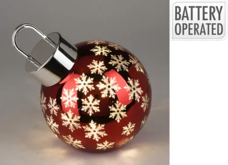 Купить Светильник LED в форме шара, красный, 20x23,5 cм, с функцией таймера, Koopman в интернет-магазине Akvilon.kz