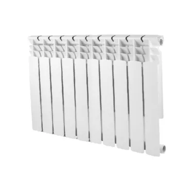 Купить Радиатор биметаллический Pro, 10 секций, белый, 500x100 мм, Teplon в интернет-магазине Akvilon.kz