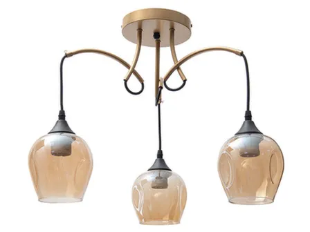 Купить Люстра Каскад 131117, матовое золото, Е27, 60 Вт, Галлоп в интернет-магазине Akvilon.kz