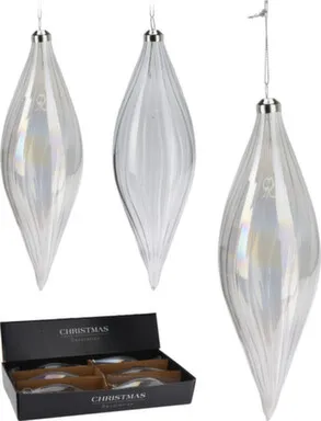 Купить Елочное украшение Капелька, длина 21 см, в ассортименте, Koopman в интернет-магазине Akvilon.kz
