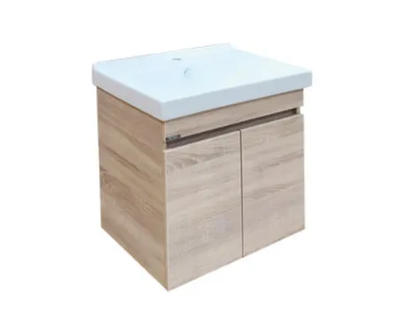 Купить Тумба подвесная Тромсе дуб сонома с умыв Fest 60 см,Comforty в интернет-магазине Akvilon.kz