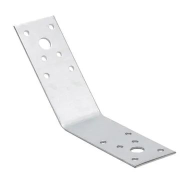 Купить Пластина перфарированная 135 градусов 90x90x40x2 мм, белый цинк, 1 шт, Стройбат в интернет-магазине Akvilon.kz