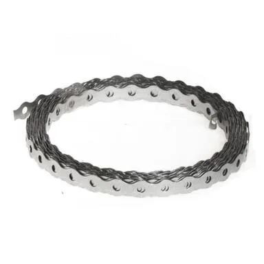 Купить Лента монтажная волнистая 12x0,55 мм, белый цинк, упаковка 10 м, Стройбат в интернет-магазине Akvilon.kz