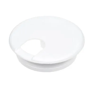 Купить Заглушка для стола кабель-канал пластиковая, белый, 1 шт, Стройбат в интернет-магазине Akvilon.kz