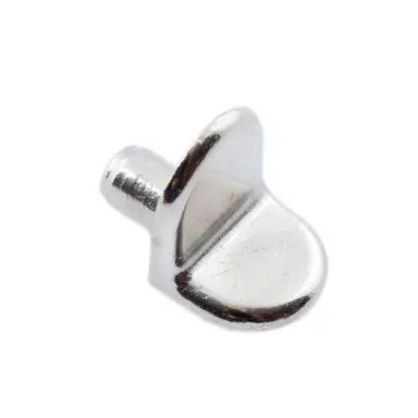 Купить Полкодержатель Г-образный, никель, 4 шт, Стройбат в интернет-магазине Akvilon.kz