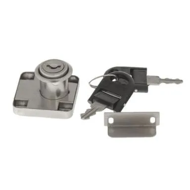 Купить Замок мебельный E138, белый цинк, 1 шт, Стройбат в интернет-магазине Akvilon.kz