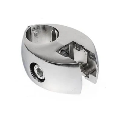 Купить Держатель панели односторонний, хром, 1 шт, Стройбат в интернет-магазине Akvilon.kz