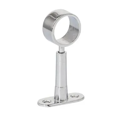 Купить Крепление трубы к стене регулируемое проходное, хром, 1 шт, Стройбат в интернет-магазине Akvilon.kz