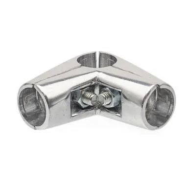 Купить Соединитель 3-х труб угловой, хром, 1 шт, Стройбат в интернет-магазине Akvilon.kz