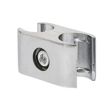 Купить Соединитель труба-панель параллельно, хром, 1 шт, Стройбат в интернет-магазине Akvilon.kz