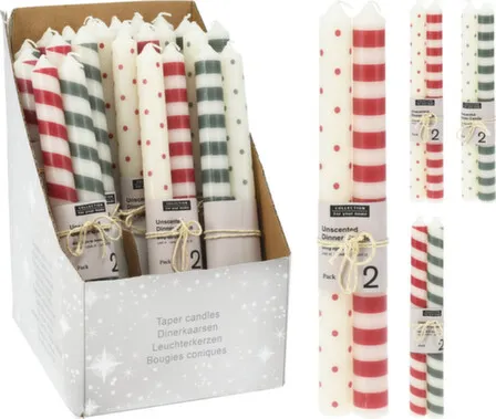 Купить Свеча, длина 25 см, набор 2 шт., в ассортименте, Koopman в интернет-магазине Akvilon.kz