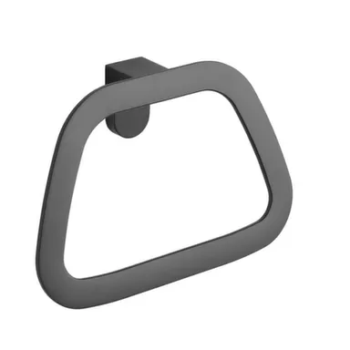 Купить Держатель полотенец кольцо черный матовый, Vilonty в интернет-магазине Akvilon.kz