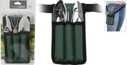 Купить Набор садовых инструментов с сумкой для крепления на поясе, Koopman в интернет-магазине Akvilon.kz