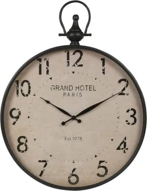 Купить Часы настенные, разм. 57x7x74 см, раб. от бат. 1XAA, Koopman в интернет-магазине Akvilon.kz