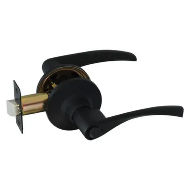 Купить Ручка-защелка межкомнатная ЗВ2-03 фиксатор Нора-М Черный в интернет-магазине Akvilon.kz