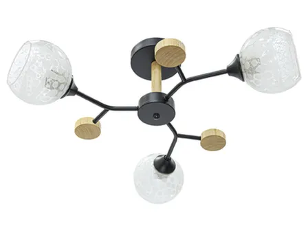 Купить Люстра Каскад 131501, черная, Е27, 60 Вт, Галлоп в интернет-магазине Akvilon.kz