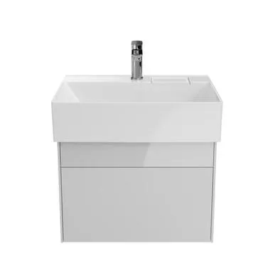 Купить Тумба подвесная Logica, 2 ящика, белая, с умывальником Logica 60 см, Kerama Marazzi в интернет-магазине Akvilon.kz