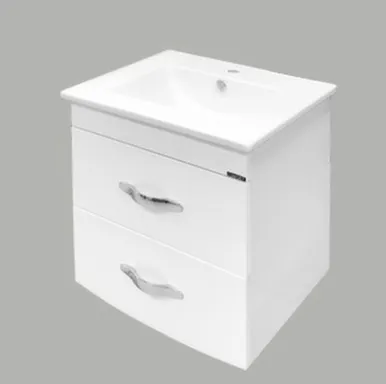 Купить Тумба подвесная Лаура 60-2 с умыв Quadro 60 см,Comforty в интернет-магазине Akvilon.kz