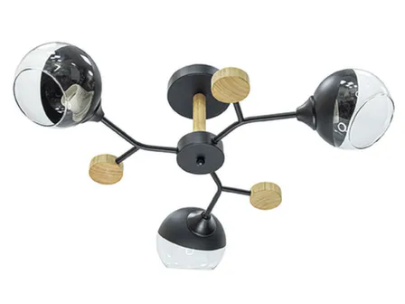Купить Люстра Каскад 131501, черная, Е27, 60 Вт, Галлоп в интернет-магазине Akvilon.kz