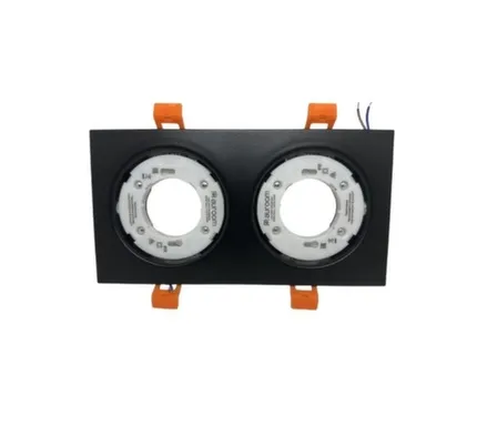 Светильник потолочный встраиваемый Auroom двойной GX53, L210*W110*H36mm, IP20, Черный в интернет-магазине Akvilon.kz