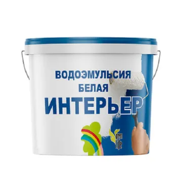 Купить Водоэмульсия Радуга белая интерьер для стен и потолков 14 в интернет-магазине Akvilon.kz