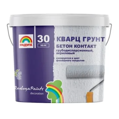 Купить Кварц грунт акриловый Радуга-30 бетон контакт 7 кг в интернет-магазине Akvilon.kz