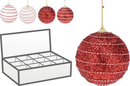 Купить Елочное украшение Шар, D 8 см, в ассортименте, Koopman в интернет-магазине Akvilon.kz