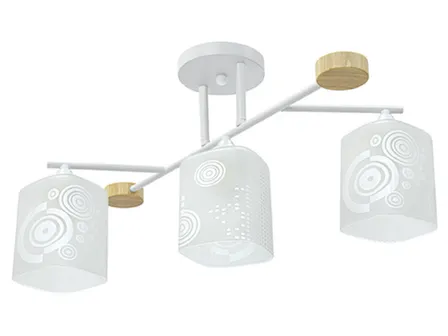 Купить Люстра Каскад 131528, белая, Е27, 60 Вт, Галлоп в интернет-магазине Akvilon.kz