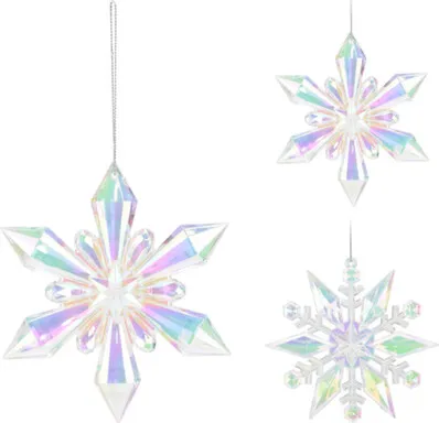 Купить Декорация подвесная Снежинка, D 11 см, в ассортименте, Koopman в интернет-магазине Akvilon.kz