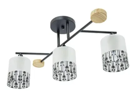 Купить Люстра Каскад 131528, черная, Е27, 60 Вт, Галлоп в интернет-магазине Akvilon.kz