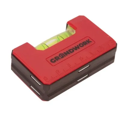 Купить Мини-уровень магнитный, 65 мм, Grandwork в интернет-магазине Akvilon.kz