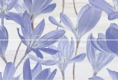 Купить Панно Сады Форбури Крокус сиреневый (2 плитки) 60x89,5 см, Кerama Мarazzi в интернет-магазине Akvilon.kz